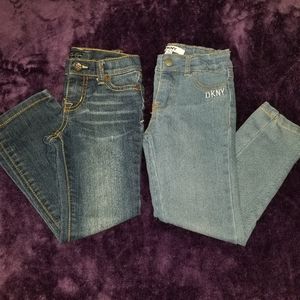 Bundle 2 pairs jeans girls